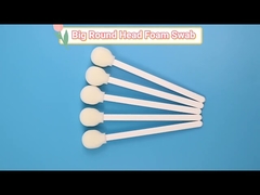 백색 PP 스틱 둥근 폼 팁 TOC 비인두 검체 채취 면봉