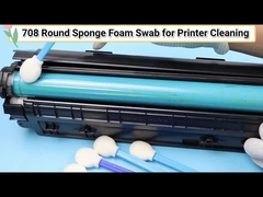 100PCS PU 거품 세정은 PP 스틱으로 면봉을 청소하는 주형을 청소합니다