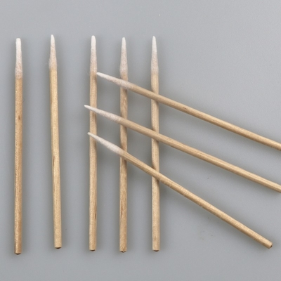 친절한 산업 마이크로 날카로운 나무로 되는 면봉 청정실 1mm Eco