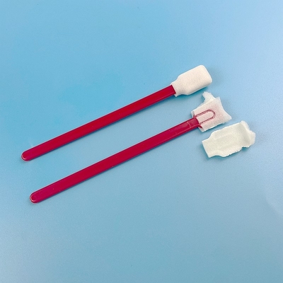 특화하고 거품 세정 면봉 빨강 핸들 전자공학 세정 스틱을 받아들입니다
