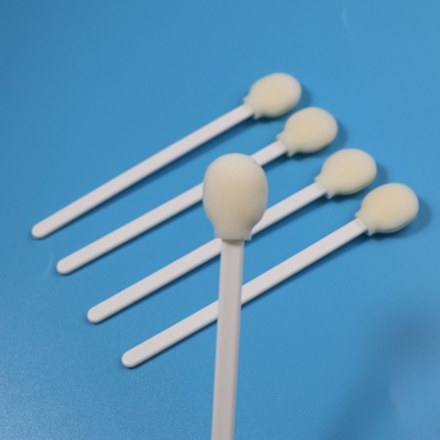 5 " 린트 무료 큰 라운드 거품은 소성 손잡이와 고청정실 면봉에게 비밀 정보를 제공했습니다
