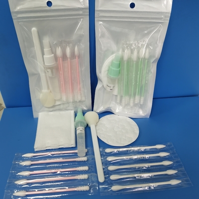 집 디테일링 세정을 위한 3 PC / 가방 가지고 다닐 수 있는 린트 자유 발포 면봉