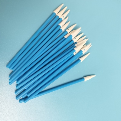 린트 자유 톱 스폼 스랩 녹색 / 빨간색 손잡이 전자 청소 Qtips
