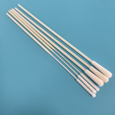 ABS Stick Flocked Nylon Nasal Swab 단독으로 포장된 분쇄점으로 샘플 수집 스랩