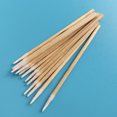 일회용 목재 스틱 마이크로 밋밋 큐티프 문신을 위한 면 스랩