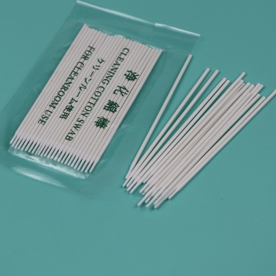 생분해성 1mm 마이크로 밋밋 Qtips 광섬유 청소 면봉