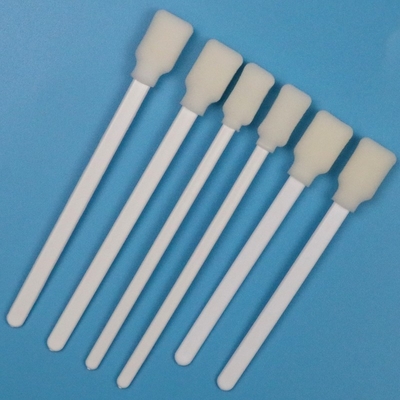 106mm 일회용 흰색 PP 스티커 직사각형 스폰지 스랩 피부 살균제 의료 스폼 스랩 응용기
