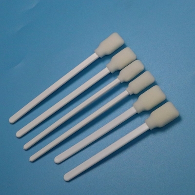 106mm 일회용 흰색 PP 스티커 직사각형 스폰지 스랩 피부 살균제 의료 스폼 스랩 응용기