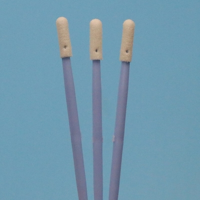 TX742 Lint Free Blue Handle Double Ended Mini Sponge Stick 압축된 작은 청정실 스프 스랩