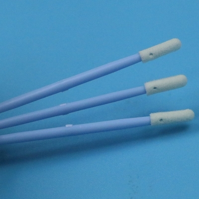 TX742 Lint Free Blue Handle Double Ended Mini Sponge Stick 압축된 작은 청정실 스프 스랩