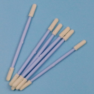 TX742 Lint Free Blue Handle Double Ended Mini Sponge Stick 압축된 작은 청정실 스프 스랩
