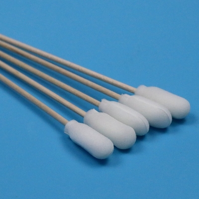 15cm 일회용 목재 스틱 스펀지 스틱 의료 폼 스랩 응용기