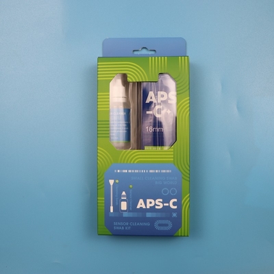 2 in 1 마이크로 섬유 APS-C 센서 청소 스랩 CMOS 카메라 청소 키트 액체