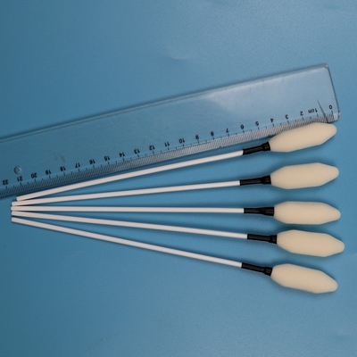 21cm 긴 PP 스틱 큰 페들 헤드 의료 스펀지 스틱 트로카어 닦기 폼 스랩
