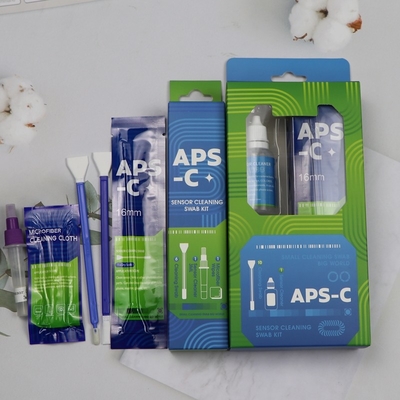 3in1 휴대용 듀얼 엔딩 마이크로 파이버 센서 스랩 APS-C 카메라 청소 키트