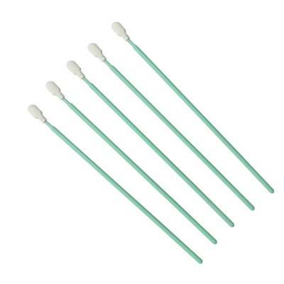 TX761 Lint Free Green Stick 광학 청소 폴리에스터 스랩 ESD 청정실 스랩