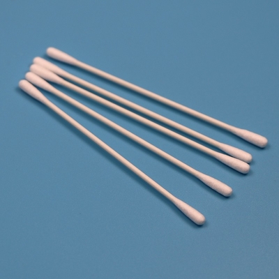 환경 친화적 인 종이 스틱 3.2mm 작은 둥근 Qtips 청정실 두 개의 머리와 함께 솜 덩어리 스랩