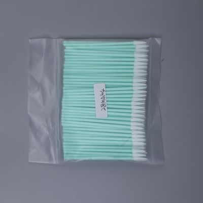 높은 흡수성 75mm를 청소하는 전자공학 광학 렌즈 PCB 키보드 간격을 위한 예리한 점 폴리에스테 면봉