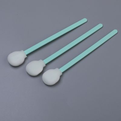 정밀한 청소를 위한 원형 팁 디자인의 128mm 길이 스폰지 면봉 - 팩당 50개