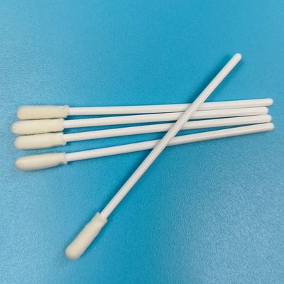 8cm PP 스틱 둥근 폼 팁 표면 샘플링 면봉 환경 관리 시료 채취 면봉 (식품용)