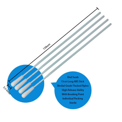 일회용 ABS 스틱 플러크 나일론 샘플링 스랩 구강 스랩 세균 샘플 수집 스랩 개별 포장