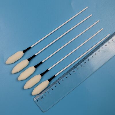 21cm 병원용 일회용 긴 PP 스틱 의료 청소 스폰지 면봉 폼 팁 투관침 닦아 면봉