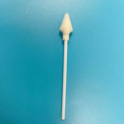 Disposable White PP Stick High Absorbency Foam Cover Cotton Head Sponge Swab Medical FArrow Tip Foam Swab for Laboratory