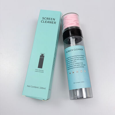 마이크로 파이버 와이프로 스크린 클리너 스프레이 - 30/60/80/100/120mL 크기의 렌즈 및 전자 장치에 안전합니다.