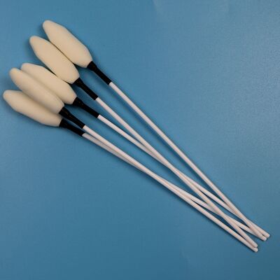 16mm High Absorbency Big Foam Tip Medical Cleaning Swab 21cm Long PP Stick Trocar Wipe Swab Sponge Swab