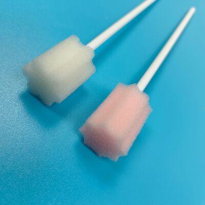 Individual Wrapped PP Stick Foam Tip Mouth Cleaning Swab Medical-grade Sponge Oral Care Swab Hygiene Foam Swab