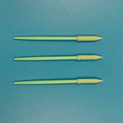 752 엄밀한 PP 스틱 긴 나선형 뾰족한 스폰지 스틱 자세히 면봉 클린 룸용 정밀 청소 폼 팁 면봉