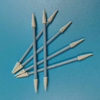 린트 무료 블루 핸들 3.6mm 미니 톱 스펀지 스랩 자동차 청소 세부 스랩 정밀 청소 ESD 폼 스랩 청정실