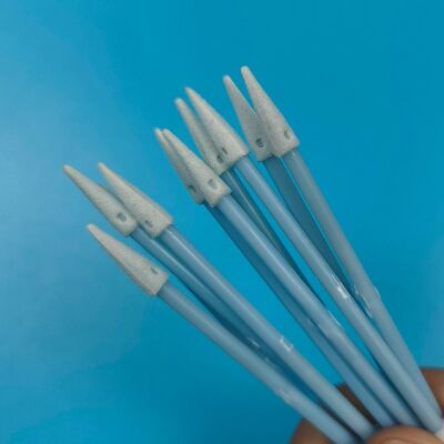 린트 무료 블루 핸들 3.6mm 미니 톱 스펀지 스랩 자동차 청소 세부 스랩 정밀 청소 ESD 폼 스랩 청정실