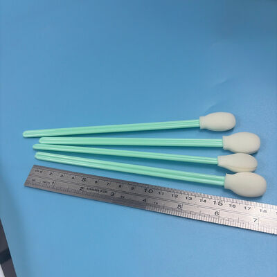 180mm 원형 스폰지 면봉 - 녹색 손잡이, 50개 - AC 통풍구, 대시 틈새, 시트 트랙 및 성에 제거 그릴용 - 자동차