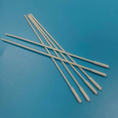 Individual Wrapped Strong ABS Stick Sterile Flocked Nylon Swab Nasal Swab Flu Test Sampling Swab Mouth Specimen Collection Swab
