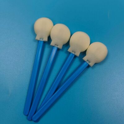 28mm 일회용 PP 스틱 대형 원형 스폰지 팁 면봉 어플리케이터 피부 관리용 원형 폼 면봉 어플리케이터