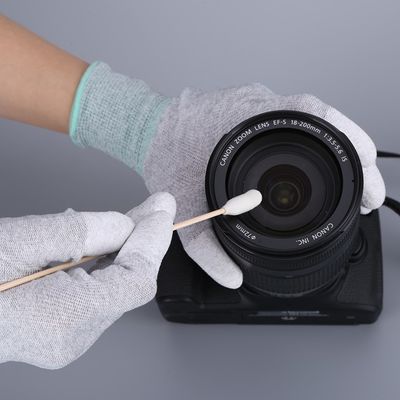 이중 보호 표면 안전 스랩: 스크래치 없는 산업 청소를 위해 폼에 덮인 면 코어와 함께 나무 스틱