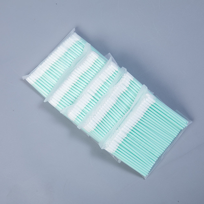100%년 폴리에스테 플라스틱 면 면봉 70 Mm 총계 길이 화학 반응 없음