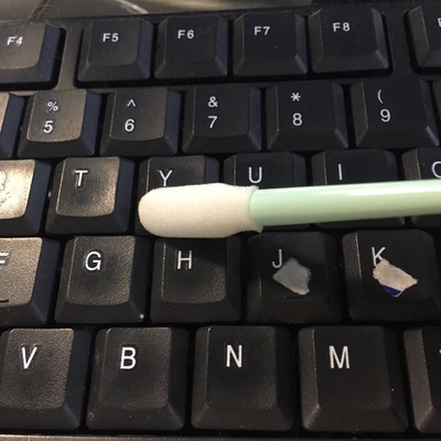 TX 706A 갯솜 청정실 거품은 둥근 머리가 인쇄 기계에 적용하는 지팡이를 닦습니다