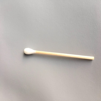 처분할 수 있는 비 메마른 긴 나무로 되는 면 면봉 병원을 위한 100 PC/부대