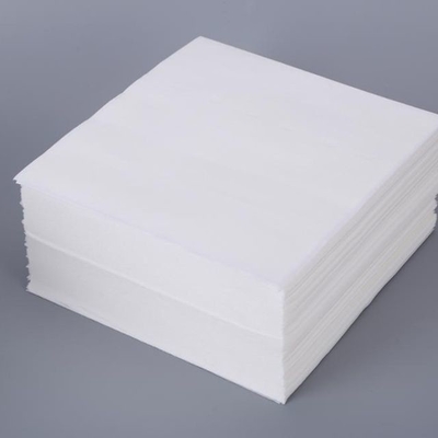 광학 청소를 위한 백색/파랑 비 길쌈된 Microfiber 피복 OEM 로고