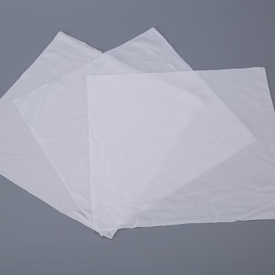 광학 청소를 위한 백색/파랑 비 길쌈된 Microfiber 피복 OEM 로고
