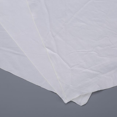 광학 청소를 위한 백색/파랑 비 길쌈된 Microfiber 피복 OEM 로고