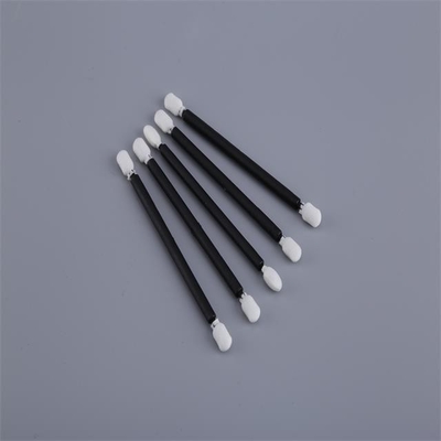 세포 청정실 면 면봉 찬성된 까만 PP 지팡이 100 PC/부대 SGS를 여십시오