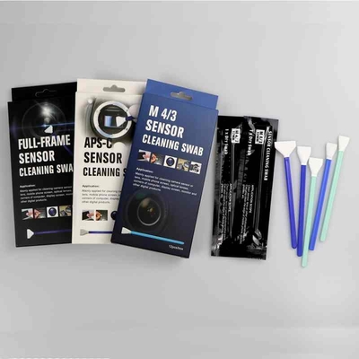 Microfiber 감지기 면봉 PP 지팡이를 청소하는 가득 차있는 구조 사진기 감지기