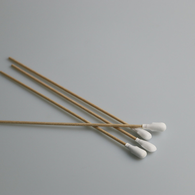 폴리에스테르 산업적 면봉 정밀 팁 린트 무료 나무 손잡이