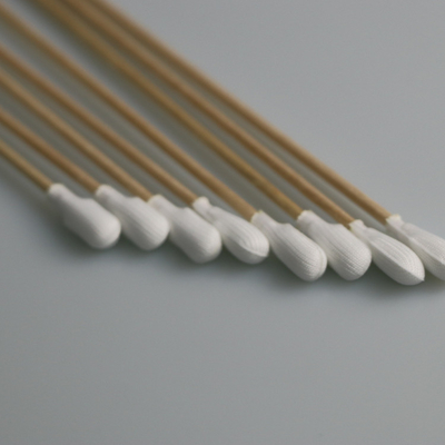 폴리에스테르 산업적 면봉 정밀 팁 린트 무료 나무 손잡이