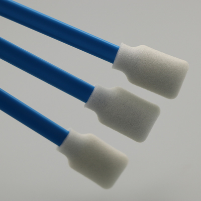 산업 신청을 위한 125mm 정연한 갯솜 머리 거품 청소 면봉