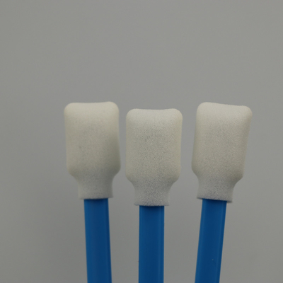 PP 손잡이 주입 인쇄 기계 125mm 길이를 위한 보푸라기 거품 청소 면봉 없음