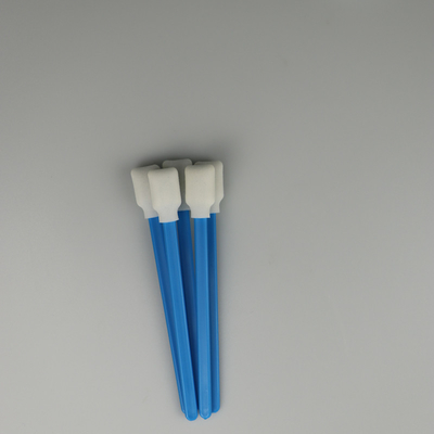 PP 손잡이 주입 인쇄 기계 125mm 길이를 위한 보푸라기 거품 청소 면봉 없음